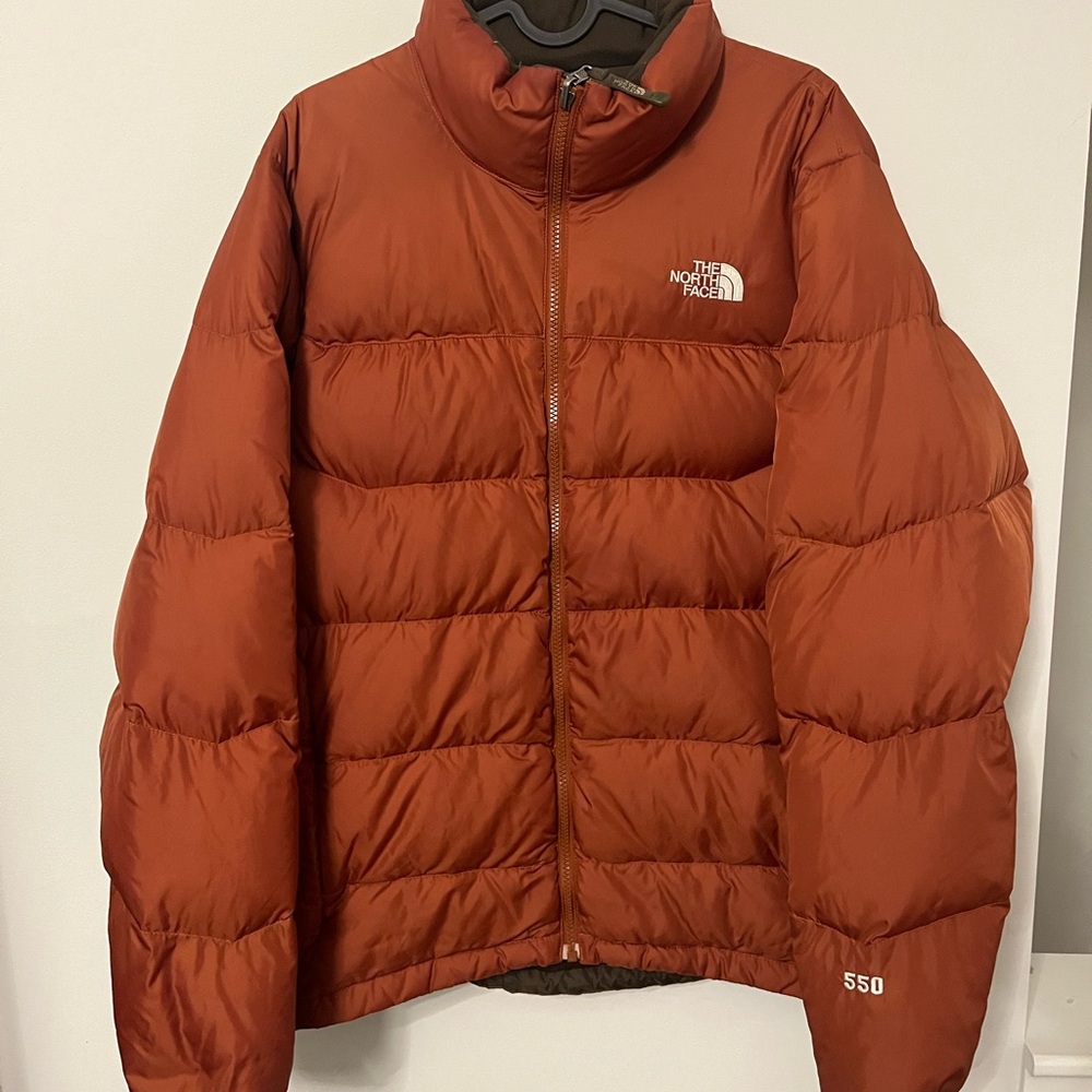 The North Face brown downfilled Puffer Jacket